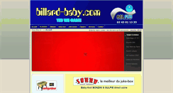 Desktop Screenshot of billard-baby.com